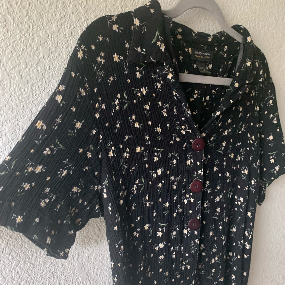 Floral Button Down Blouse